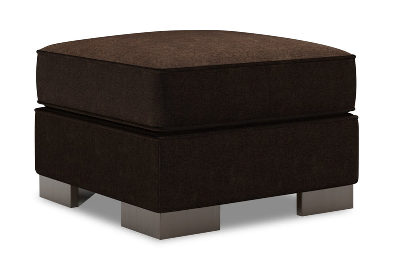 Sofa Lab Track Ottoman - Luxury Chocolate