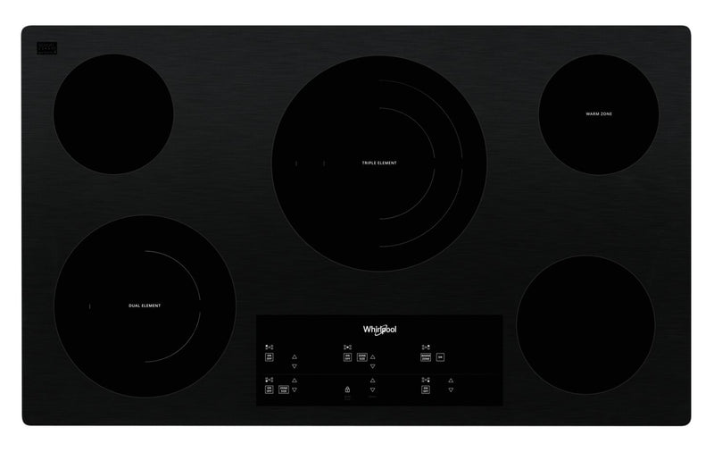 Whirlpool 36\" Electric Ceramic Glass Cooktop - WCE97US6KB