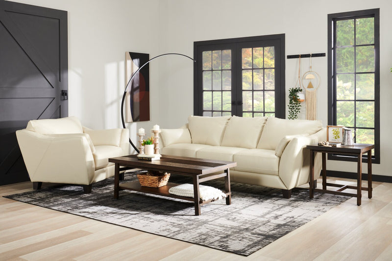 Lusso Genuine Leather Chair – Smoke