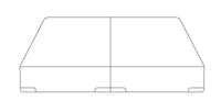 Springwall 2020 Low-Profile Split Queen Boxspring Set