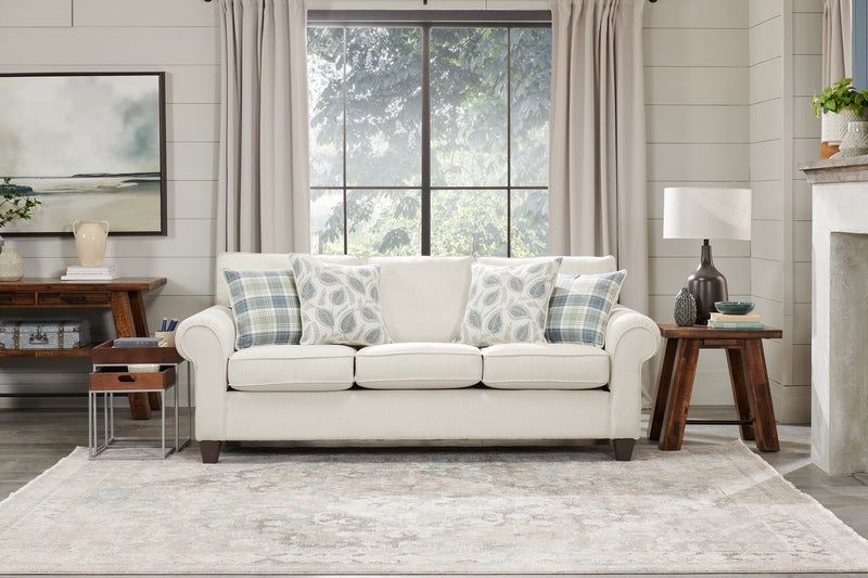 Scarlett Chenille Sofa - Ecru
