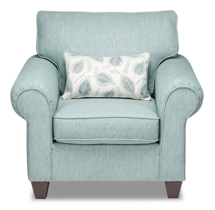 Scarlett Chenille Chair - Marine