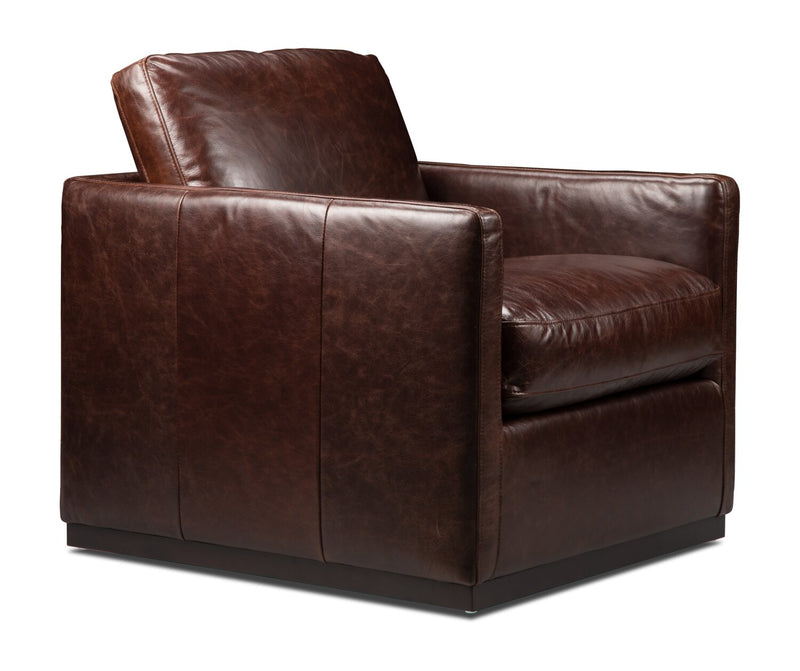Lucca Accent Chair - Chocolate 
