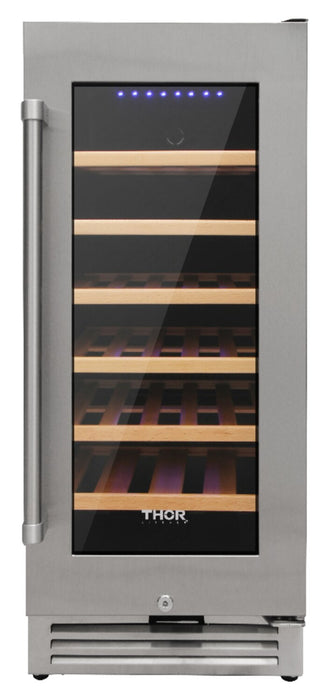 Thor Kitchen 33 Bottle Built-In/Freestanding Wine Cooler - TWC1501-SS