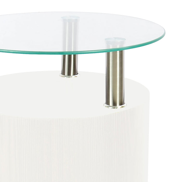 Savon End Table - White