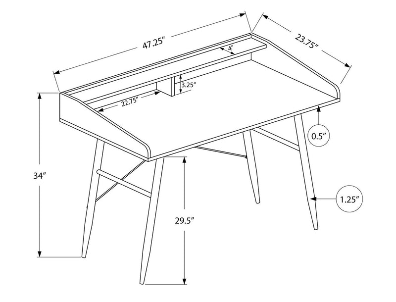 Jeremy Desk - Taupe 