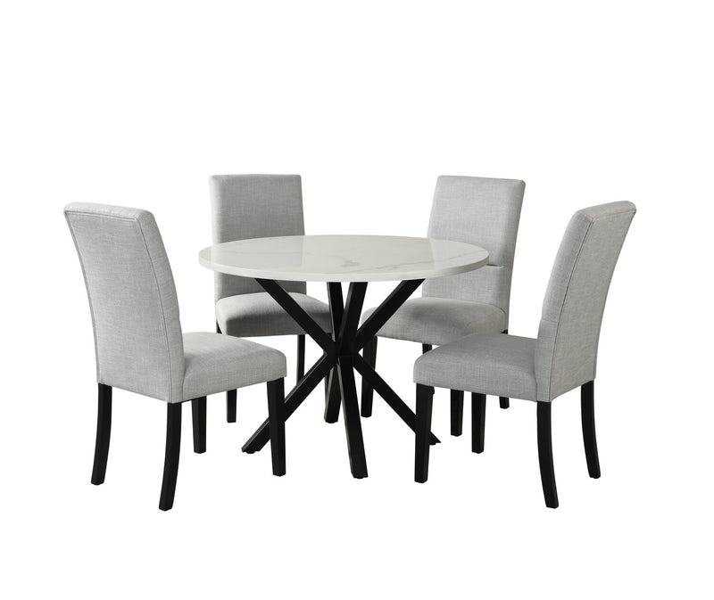 Verona 5-Piece Dining Package with Round Dining Table