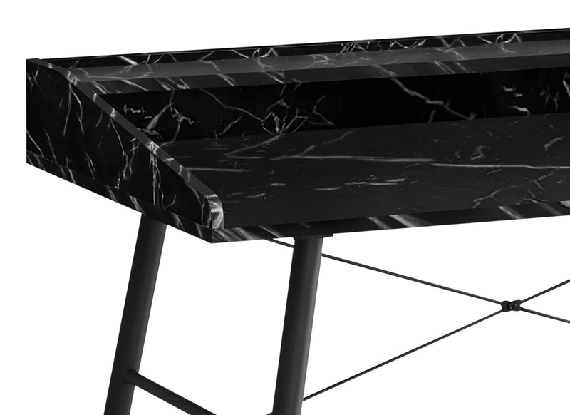 Jeremy Desk - Black Marble-Look