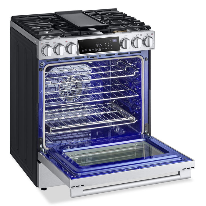 LG STUDIO 6.3 Cu. Ft. InstaView® Gas Slide-In Range - LSGS6338F