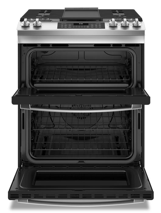 GE 6.7 Cu. Ft. Double-Oven Freestanding Gas Range - JCGSS86SPSS