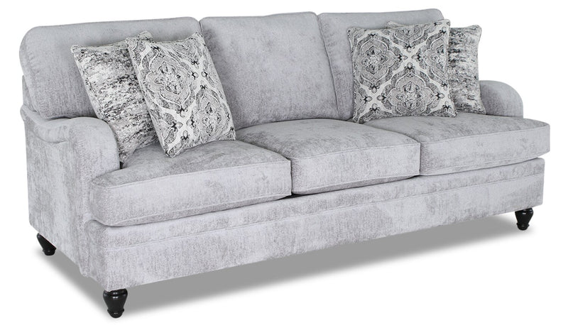 Bellmont Chenille Sofa - Platinum