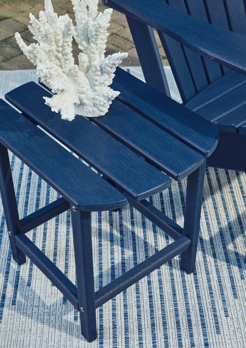 Bask End Table - Blue