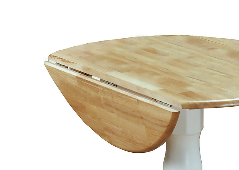 Hana Drop-Leaf Dining Table - Two-Tone