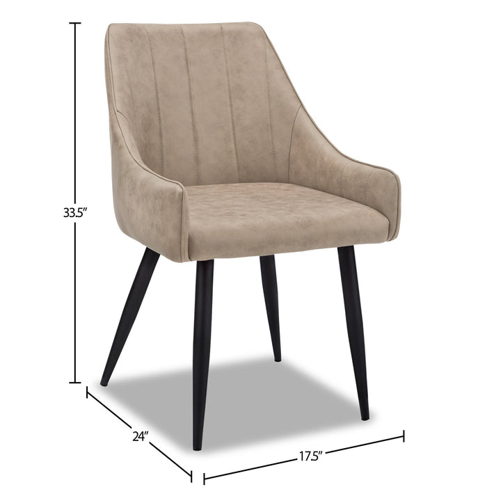 Eliot Dining Chair - Taupe