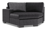 Sofa Lab Track LAF Cuddler - Luxury Charcoal 
