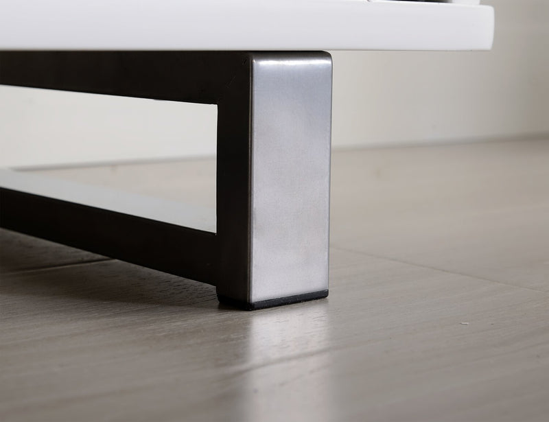 Ignatius 64'' TV Stand with Log Firebox