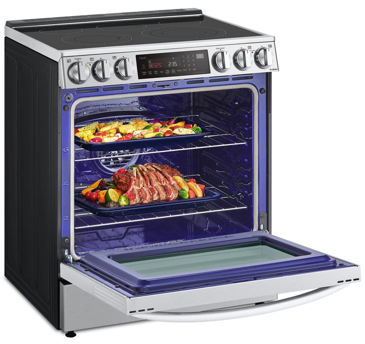 LG 6.3 Cu. Ft. Front-Control Electric Range with Air Fry - LSEL6335F