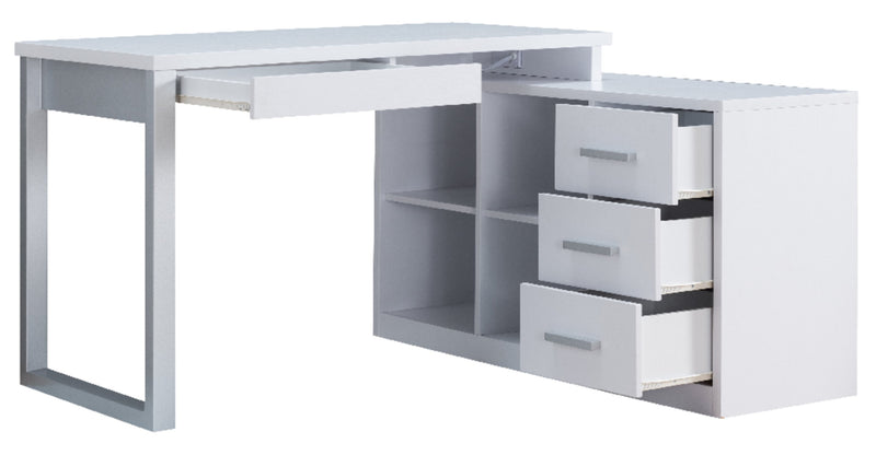 Owen Reversible Corner Desk - White