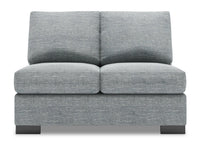 Sofa Lab Track Armless Loveseat - Luna Pewter