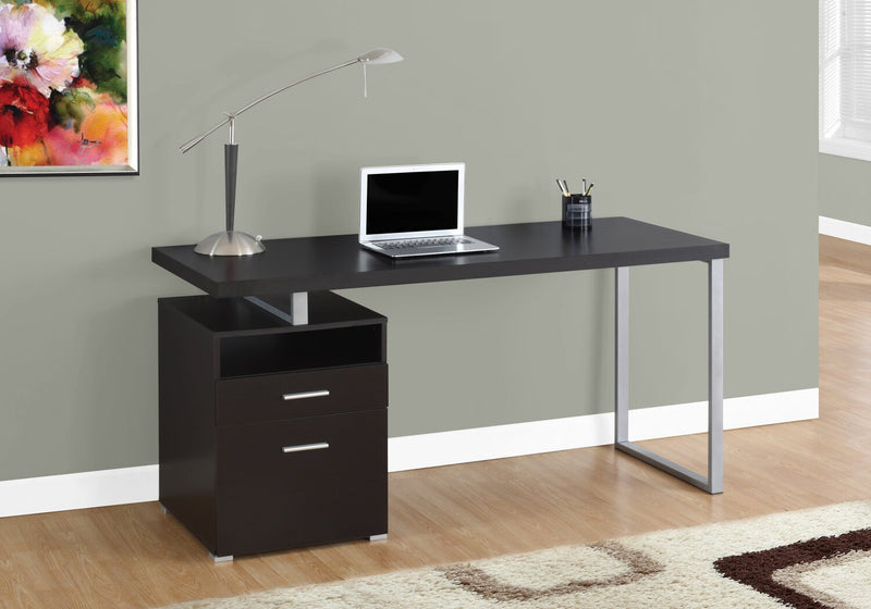Heather Adjustable Desk - Espresso