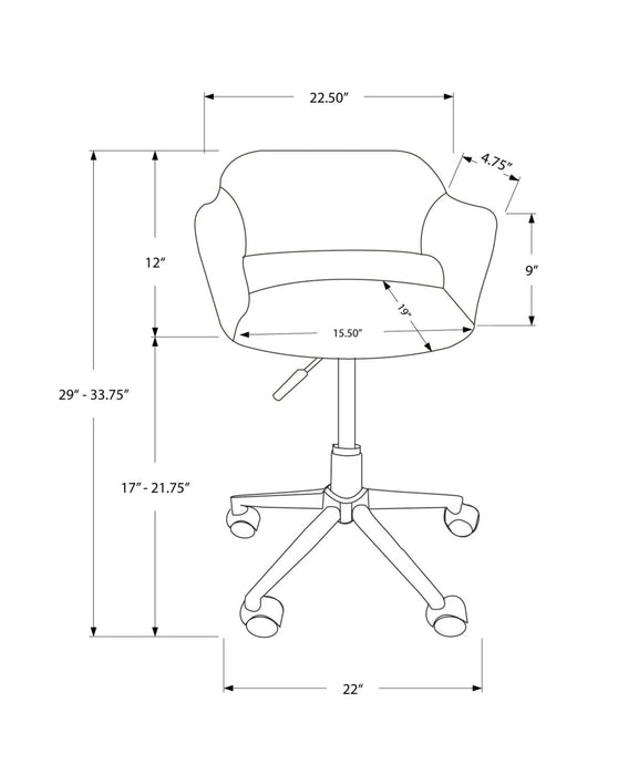 Graeme Office Chair - Black 
