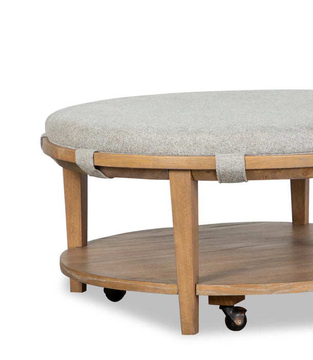 Rhett Round Coffee Table - Grey