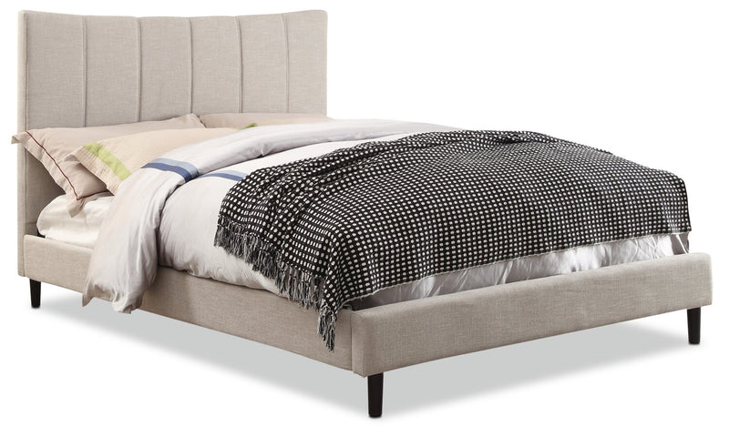 Paseo Platform Full Bed - Taupe