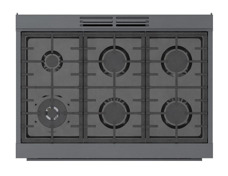 Bosch 800 Series 3.4 Cu. Ft. Industrial-Style Freestanding Gas Range - HGS8645UC