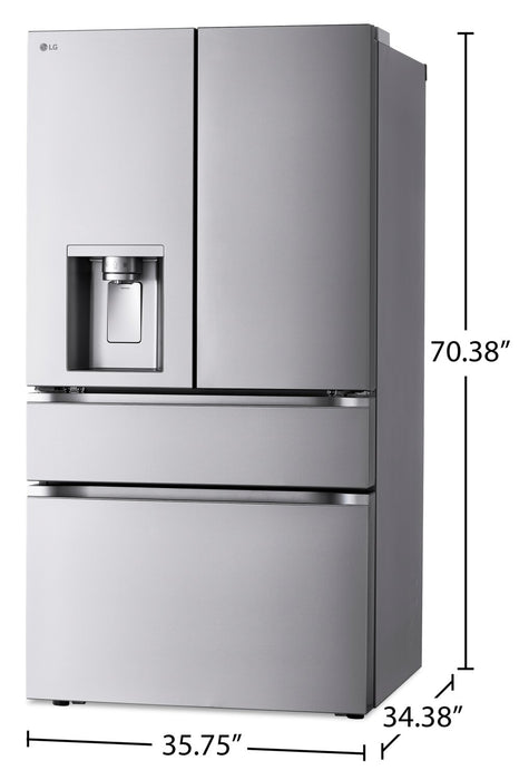 LG 29 Cu. Ft. Smart 4-Door French-Door Refrigerator with Full-Convert Drawer™ - LF29S8330S