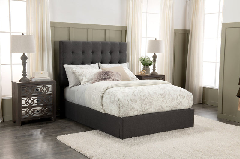 Jace Storage Full Bed - Grey