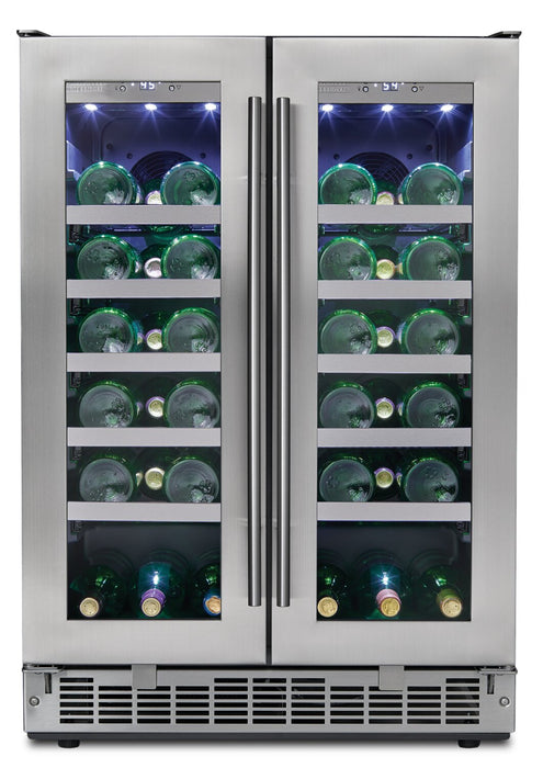 Silhouette Napa 4.7 Cu. Ft. 42-Bottle French-Door Wine Cooler - DWC047D1BSSPR