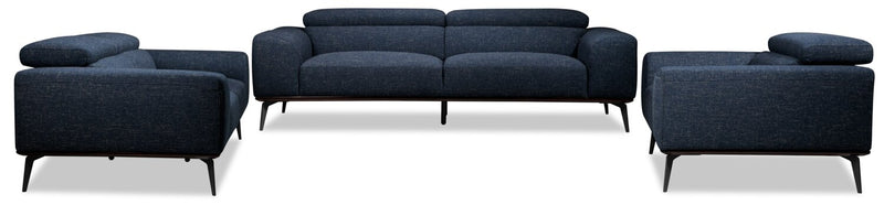 Manhattan Loveseat - Blue