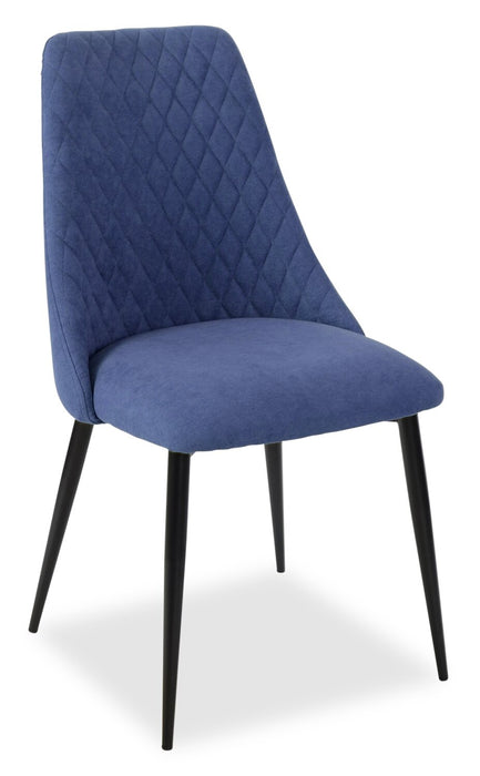 Miya 5-Piece Round Dining Package - Navy