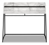 Lawson Desk - White Marble-Look 