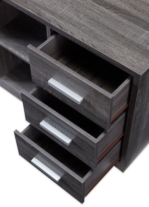 Owen Reversible Corner Desk – Distressed Grey