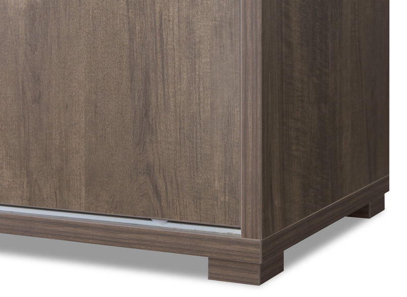 Jude Reversible Desk with Hutch – Hazelnut