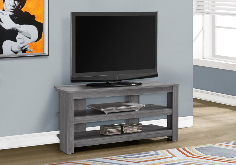 Ira 42” Corner TV Stand - Grey