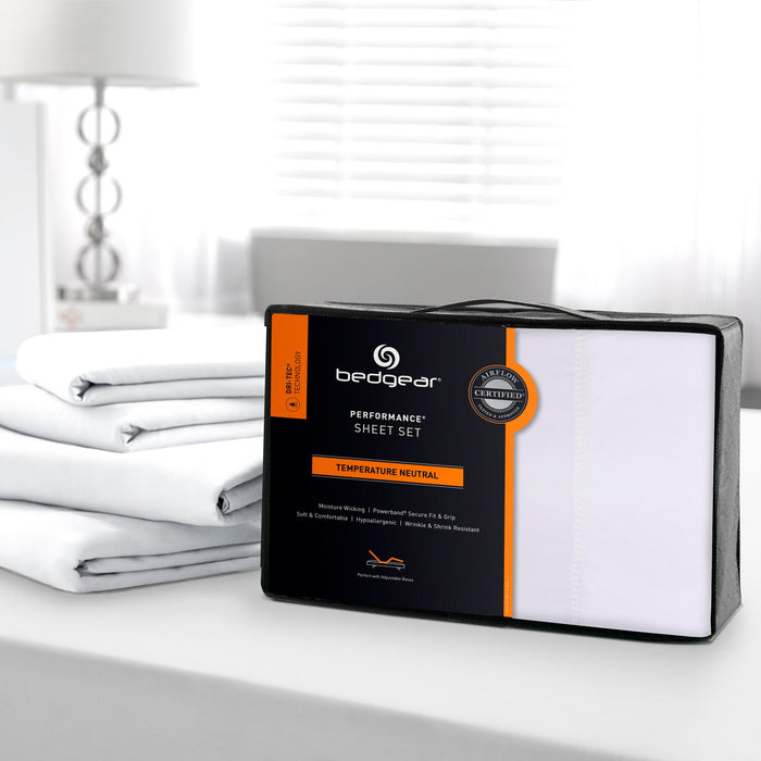BEDGEAR® Dri-Tec® 4-Piece Queen Sheet Set - White