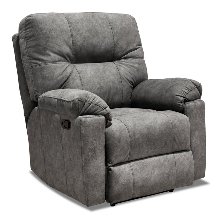 Gybson Polyester Recliner - Grey