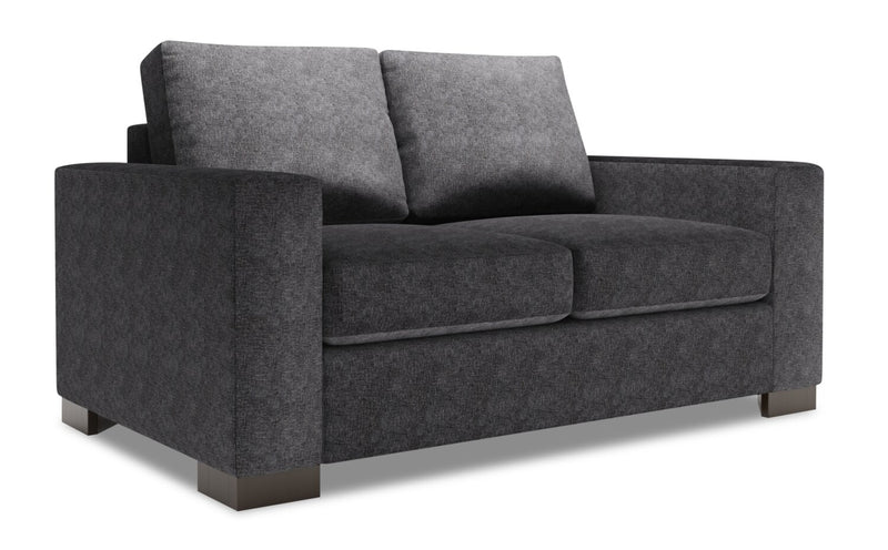 Sofa Lab Track Loveseat - Luxury Charcoal