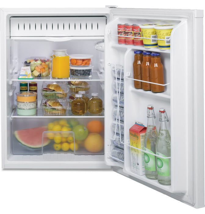 GE 5.6 Cu. Ft. Compact Refrigerator with Can Rack - GCE06GGHWW
