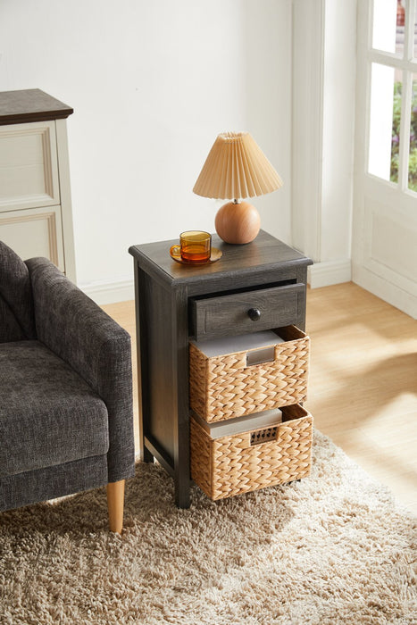 Jon Chairside Table - Grey
