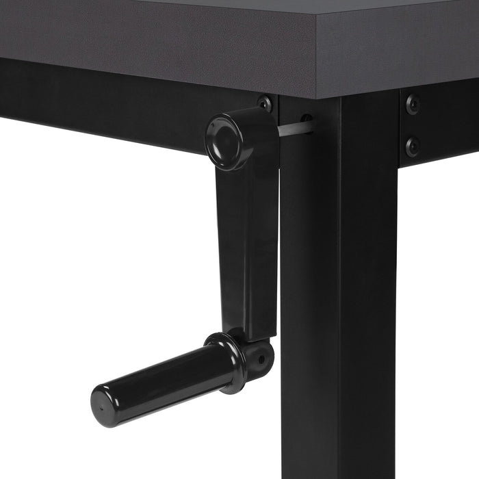 Kai Height-Adjustable Desk - Grey
