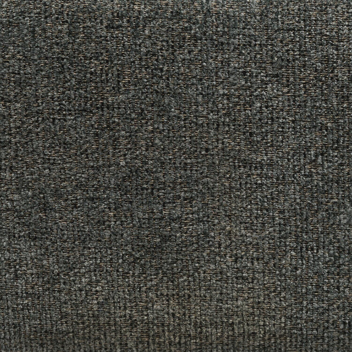 Verona Brushed Linen-Look Fabric Storage Ottoman – Charcoal