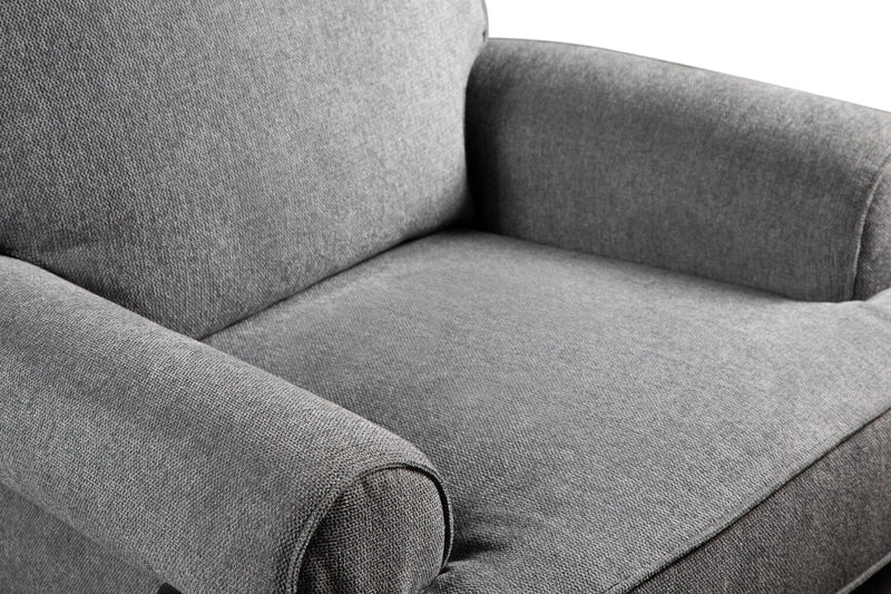 Bevin Chenille Swivel Glider Recliner - Grey