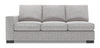 Sofa Lab Track LAF Sofa - Luna Domino