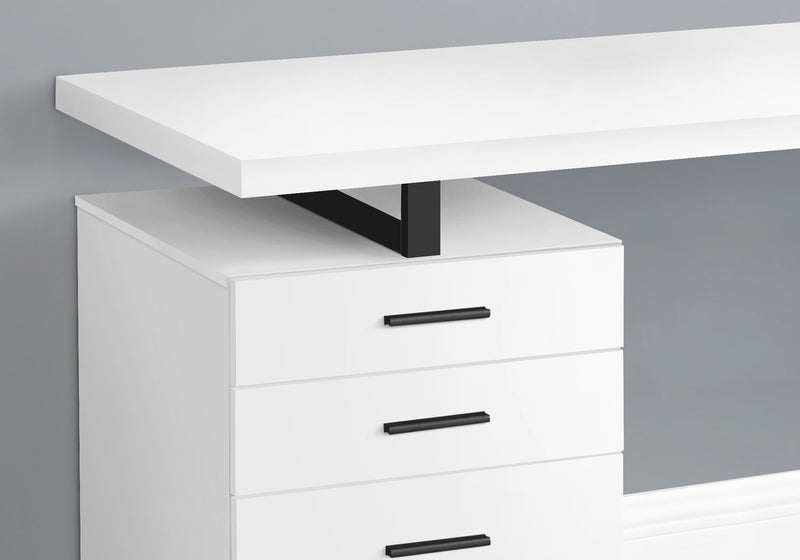 Clayton Reversible Desk - White