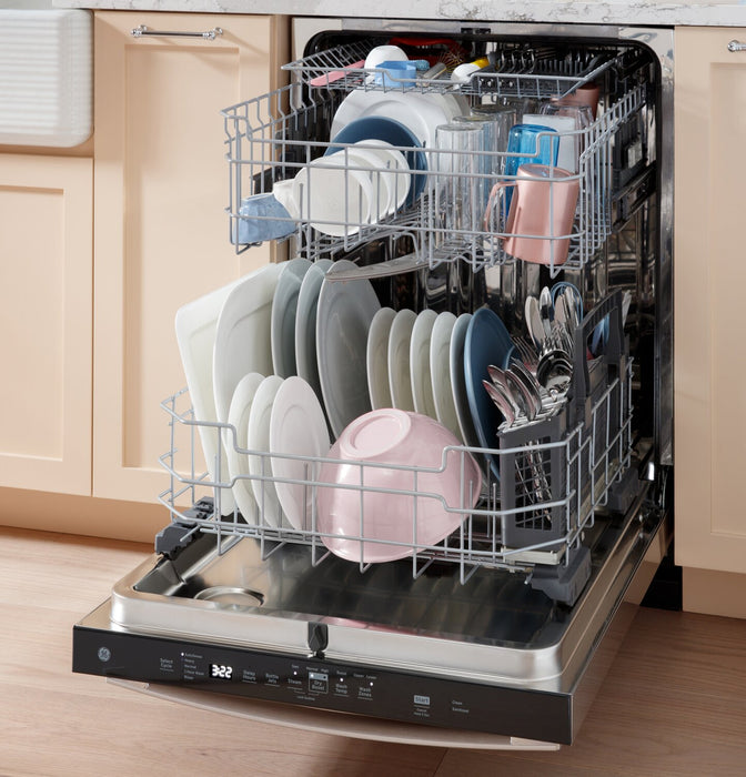 GE Top-Control Dishwasher with Sanitize Cycle - GDT670SYVFS