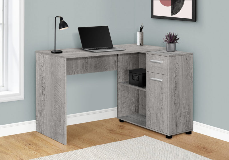 Bristol L-Shaped Desk - Grey
