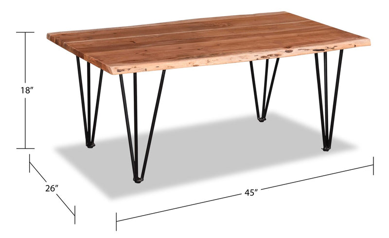 Kaleb Coffee Table - Acacia Wood